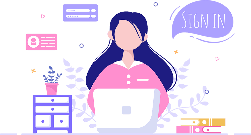 login illustration